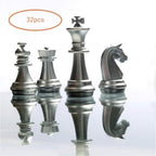 Magnetic Chess Set with Folding Board and Pieces