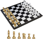 Magnetic Chess Set with Folding Board and Pieces
