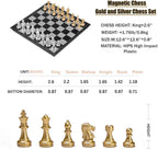 Magnetic Chess Set with Folding Board and Pieces