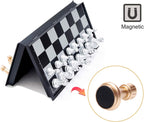 Magnetic Chess Set with Folding Board and Pieces