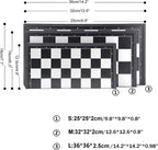 Magnetic Chess Set with Folding Board and Pieces