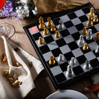 Magnetic Chess Set with Folding Board and Pieces