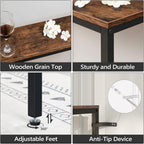 Console Table with Power Outlets 160CM Narrow