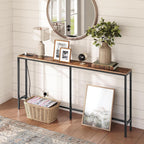Console Table with Power Outlets 160CM Narrow