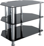 Glass Corner TV Stand Universal Unit 60CM Wide
