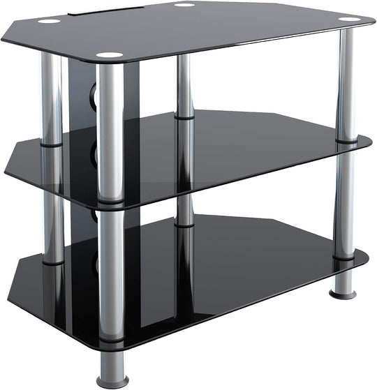 Glass Corner TV Stand Universal Unit 60CM Wide