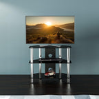 Glass Corner TV Stand Universal Unit 60CM Wide