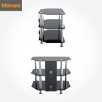 Glass Corner TV Stand Universal Unit 60CM Wide