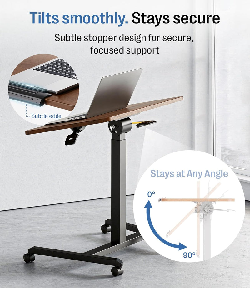 Fit Pro Over Bed Table with Wheels Height