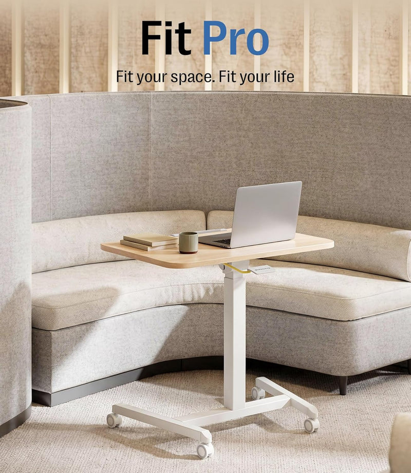 Fit Pro Over Bed Table with Wheels Height