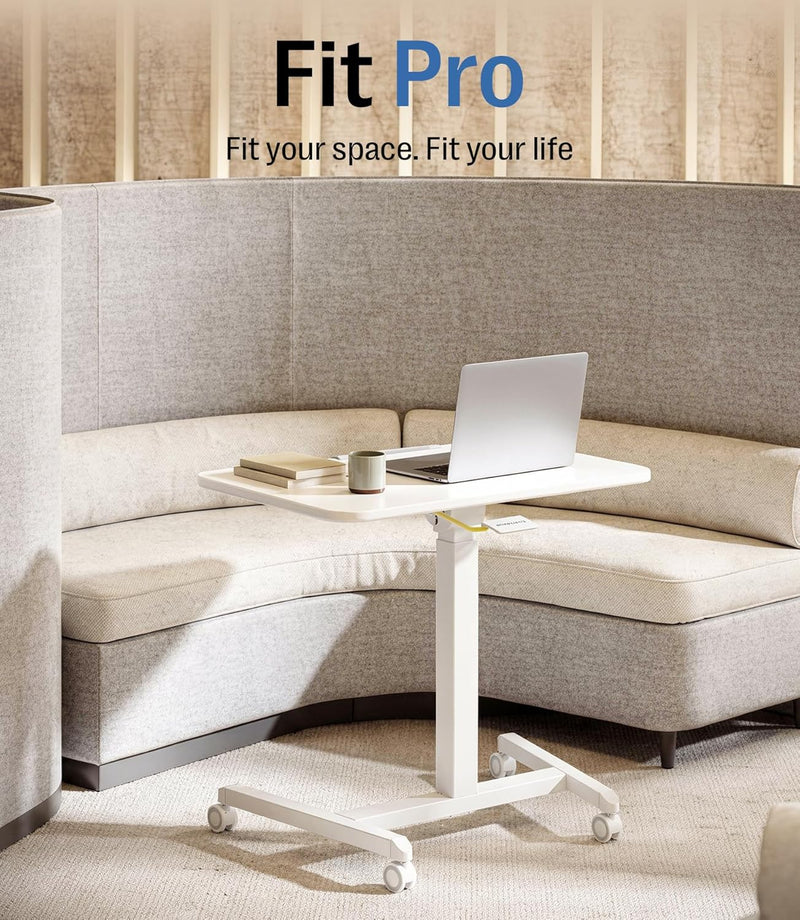 Fit Pro Over Bed Table with Wheels Height
