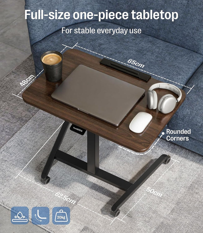 Fit Pro Over Bed Table with Wheels Height
