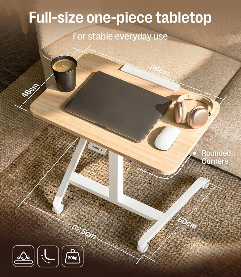 Fit Pro Over Bed Table with Wheels Height