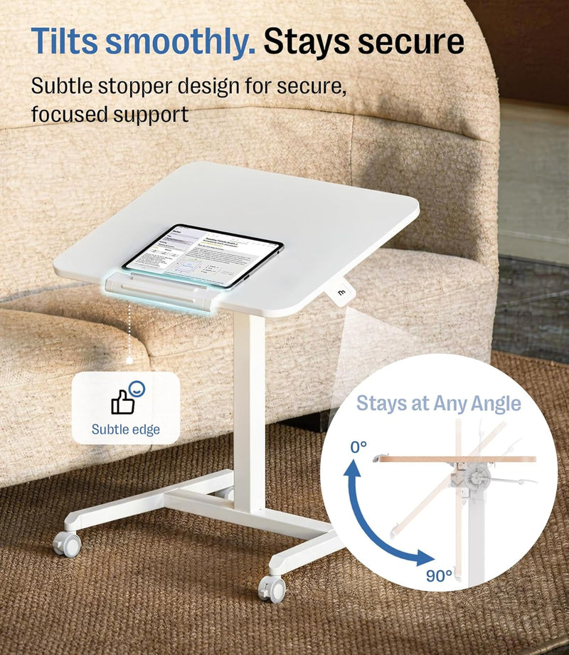 Fit Pro Over Bed Table with Wheels Height