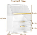 Make Up Storage Organizer Box Skincare Display Case
