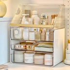 Make Up Storage Organizer Box Skincare Display Case