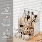 Make Up Storage Organizer Box Skincare Display Case