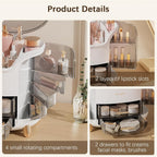 Make Up Storage Organizer Box Skincare Display Case