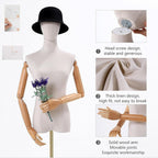 Mannequin Body Female Tailors Dummy Torso with Wooden