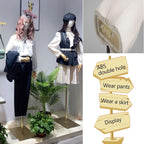 Mannequin Body Female Tailors Dummy Torso with Wooden