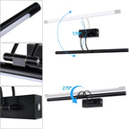 Mantolite Dimmable LED Bathroom Vanity Light Fixture 12W