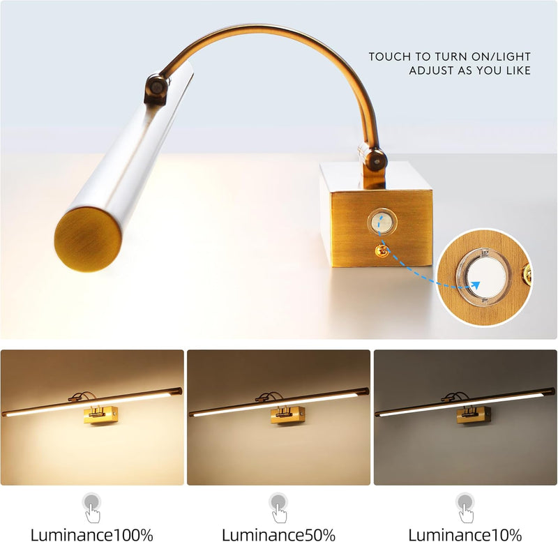 LED Bathroom Vanity Light Fixture 12W 60CM Cabinet