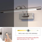 Mantolite Dimmable LED Bathroom Vanity Light Fixture 12W