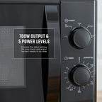 Manual Microwave with 5 Power Levels 35 Minute