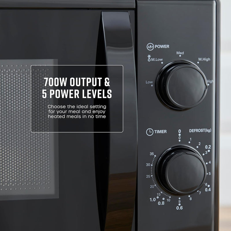 Manual Microwave with 5 Power Levels 35 Minute