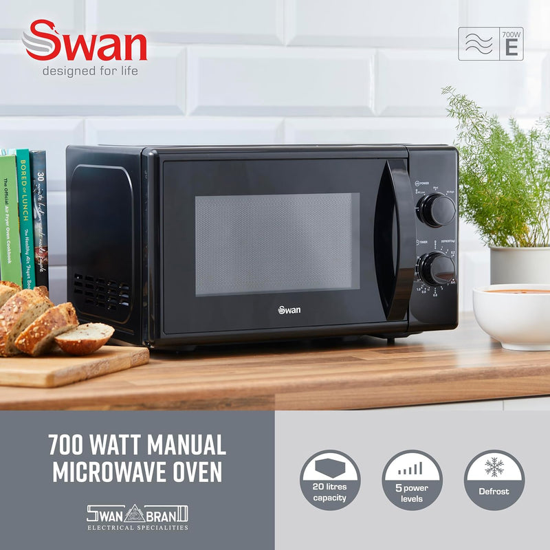 Manual Microwave with 5 Power Levels 35 Minute