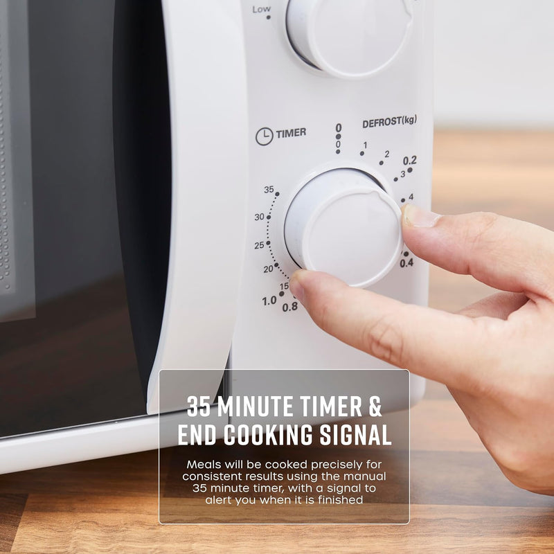 Manual Microwave with 5 Power Levels 35 Minute