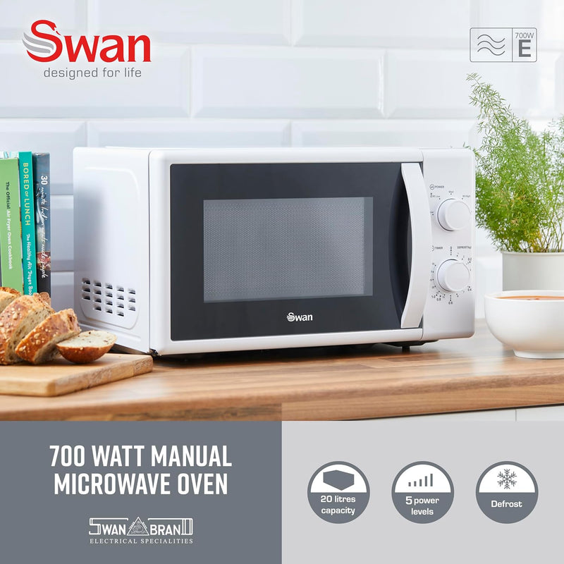 Manual Microwave with 5 Power Levels 35 Minute