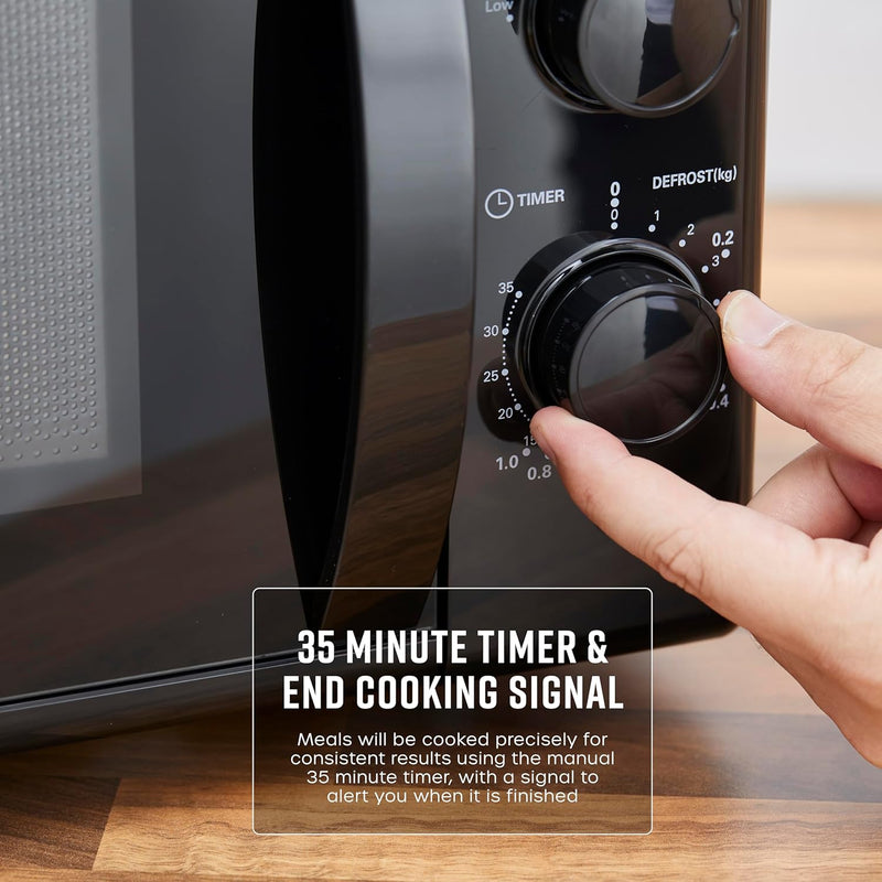 Manual Microwave with 5 Power Levels 35 Minute