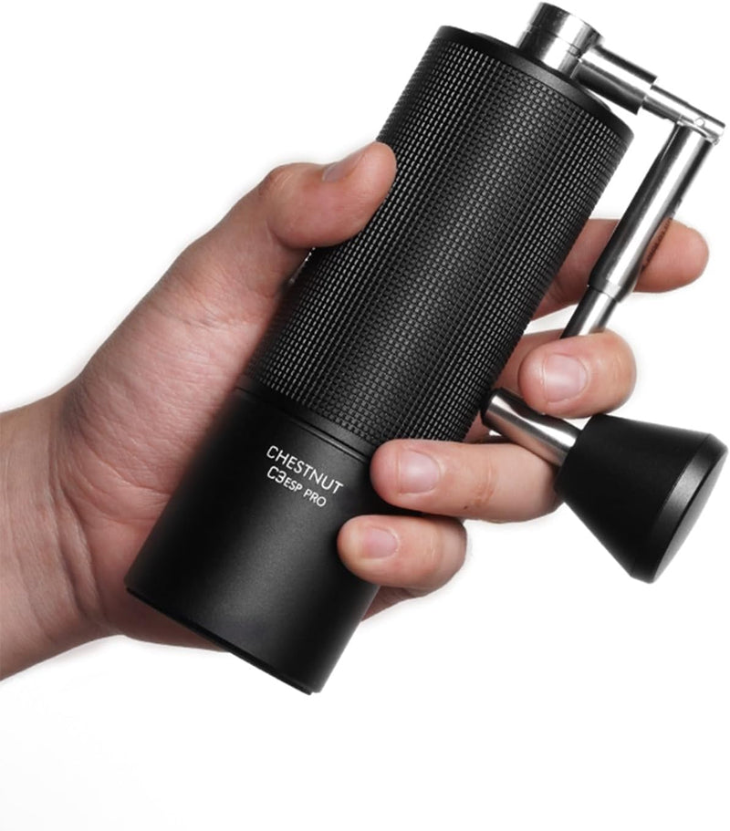 Manual Stainless Steel Coffee Bean Grinder with Foldable