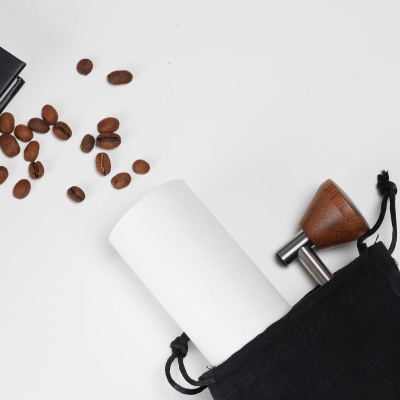 Manual Stainless Steel Coffee Bean Grinder with Foldable