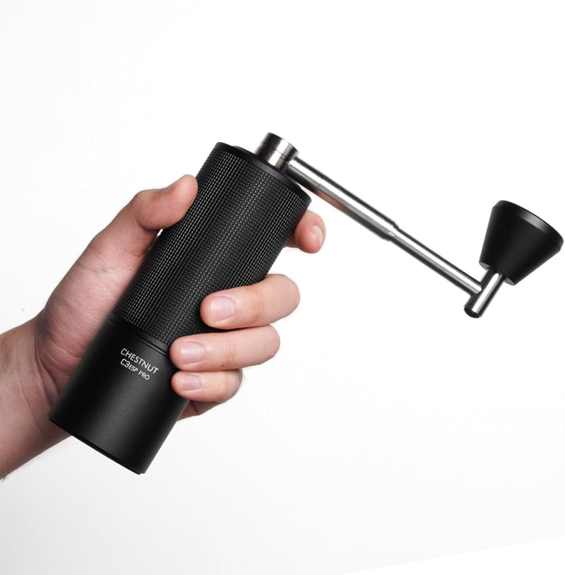 Manual Stainless Steel Coffee Bean Grinder with Foldable