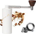 Manual Stainless Steel Coffee Bean Grinder with Foldable