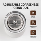 Manual Stainless Steel Coffee Bean Grinder with Foldable