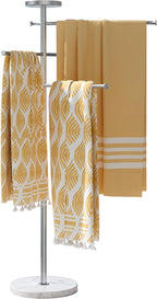 Marble Free Standing Towel Rail 150CM Tall