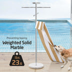 Marble Free Standing Towel Rail 150CM Tall