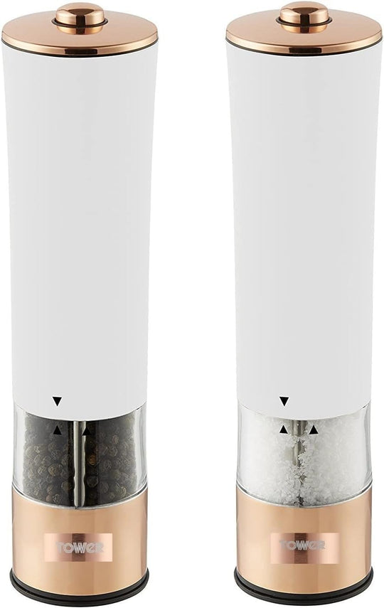 Marble Rose Electric Salt and Pepper Mill