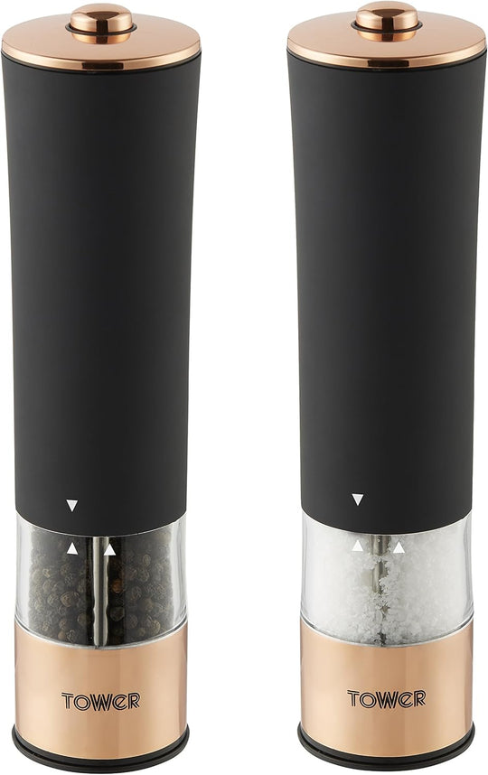 Marble Rose Electric Salt and Pepper Mill