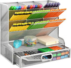 Marbrasse Mesh Desk Organiser Pen Holders Tidy Desktop