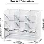 Marbrasse Mesh Desk Organiser Pen Holders Tidy Desktop