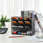 Marbrasse Mesh Desk Organiser Pen Holders Tidy Desktop