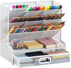 Marbrasse Mesh Desk Organiser Pen Holders Tidy Desktop