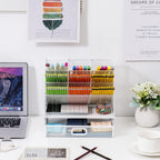 Marbrasse Mesh Desk Organiser Pen Holders Tidy Desktop