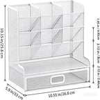 Marbrasse Mesh Desk Organiser Pen Holders Tidy Desktop