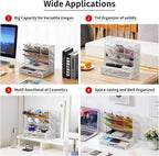 Marbrasse Mesh Desk Organiser Pen Holders Tidy Desktop