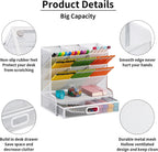 Marbrasse Mesh Desk Organiser Pen Holders Tidy Desktop